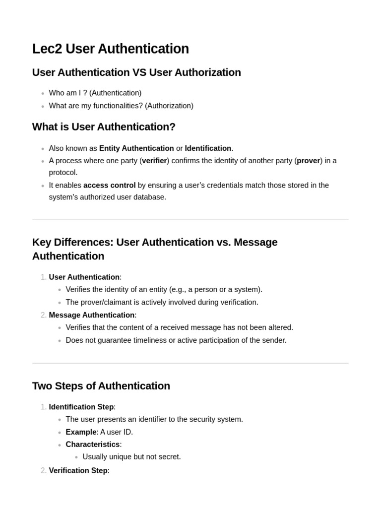 Biometric User Authentication Overview | PDF | Password | Authentication