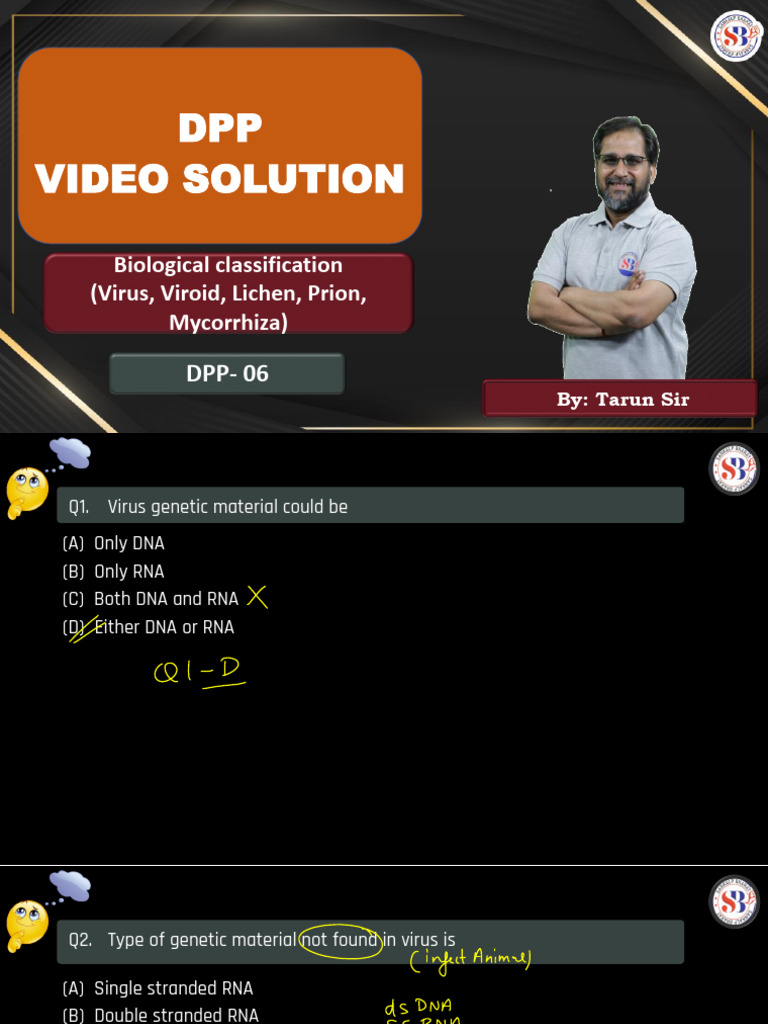 Biological Classification of Viruses and More | PDF | Virus | Medical ...