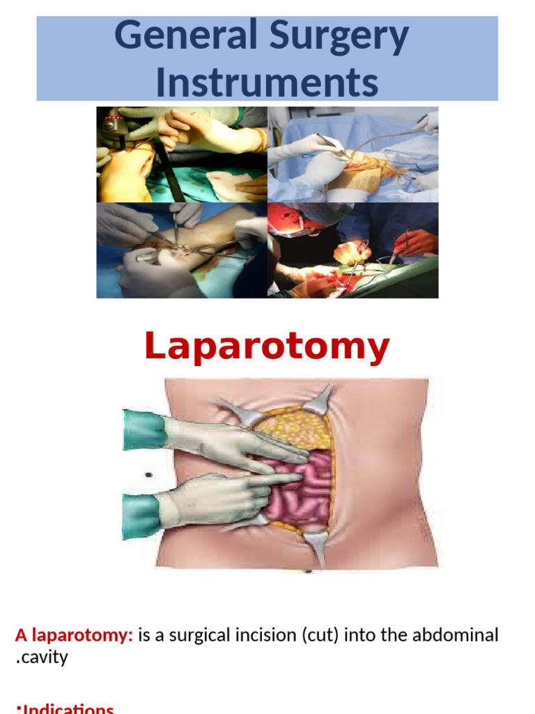 General Surgery Instruments | PDF | Abdomen | Medical Specialties