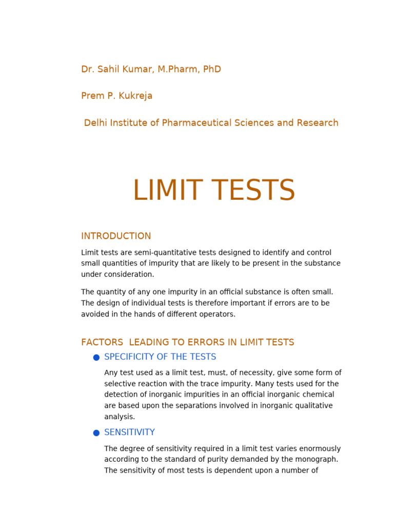 Prem Kukreja & Dr. Sahil Kumar Pharm. Analysis Lab Manual premkukreja14 ...