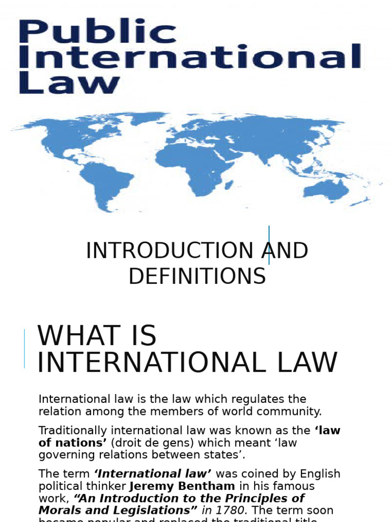 Understanding International Law Basics | PDF | International Law ...