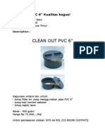 Clean Out PVC 6