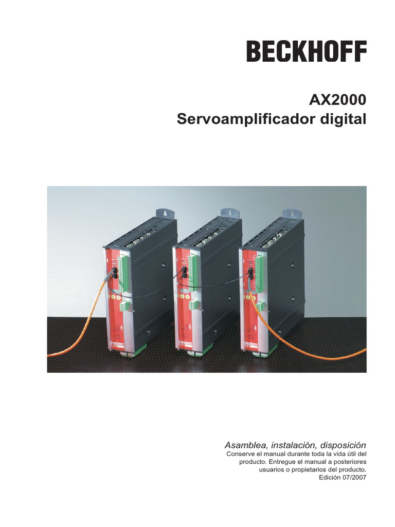 Ax2000 SW | PDF | Ingenieria Eléctrica | Electromagnetismo