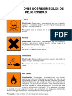 Simbolos de Peligrosidad de Laboratorio de Química Orgánica ESPOL