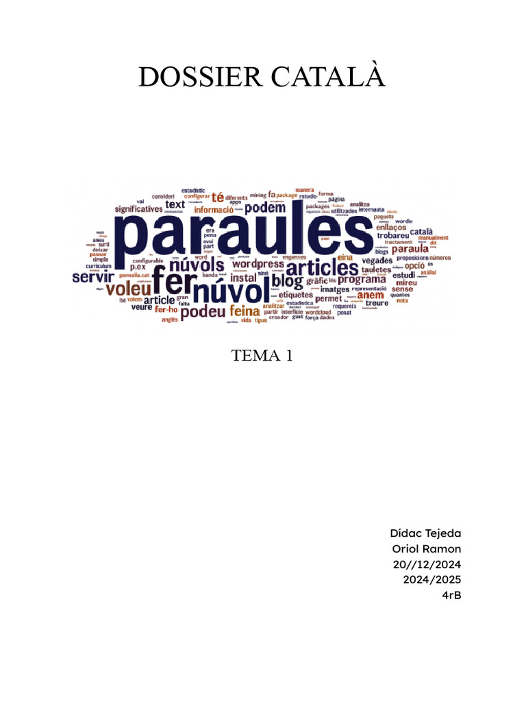 Dossier Català | PDF