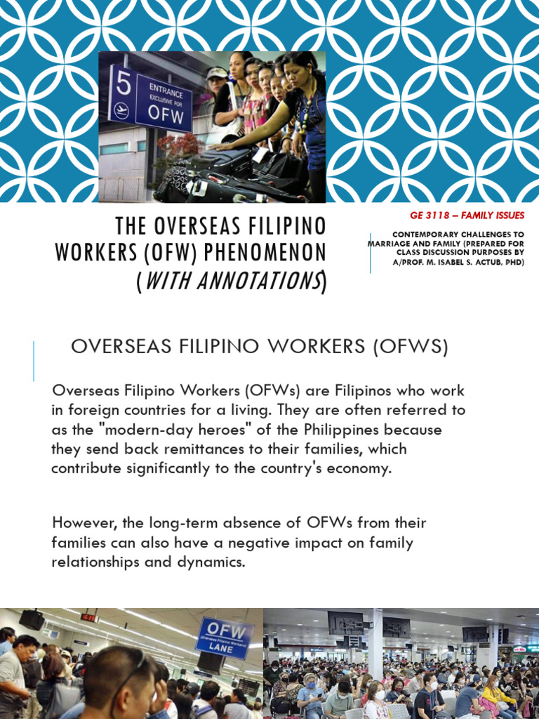 Understanding the OFW Phenomenon | PDF | Migrant Worker | Economies