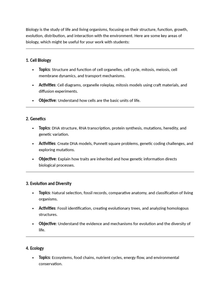 Biology Pdf Biology Cell Biology