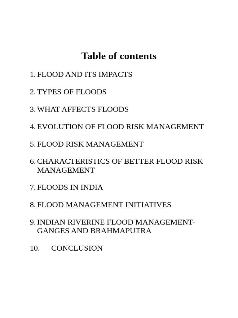 Comprehensive Guide to Flood Management | PDF