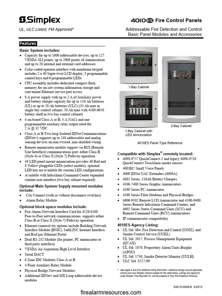 Simplex 4010 series 4100 8802 4100 0292 4100 0295 4100 0296 4100 0298