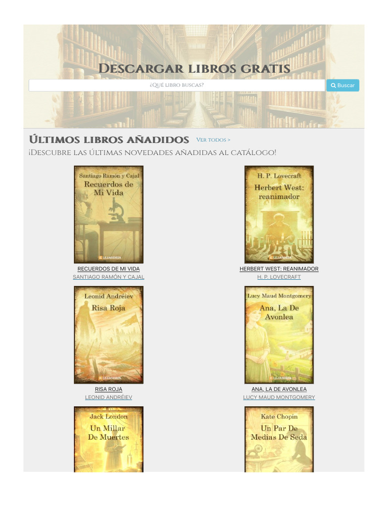 Elejandría - Descargar Libros Gratis en PDF, EPUB y | PDF