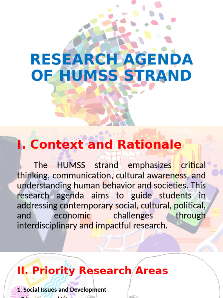 Research Agenda HUMSS | PDF | Governance | Popular Culture & Media Studies