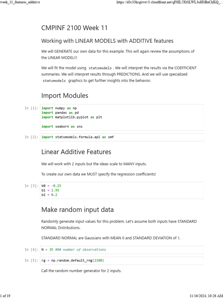 Linear Models for Data Science Students | PDF | Errors And Residuals ...