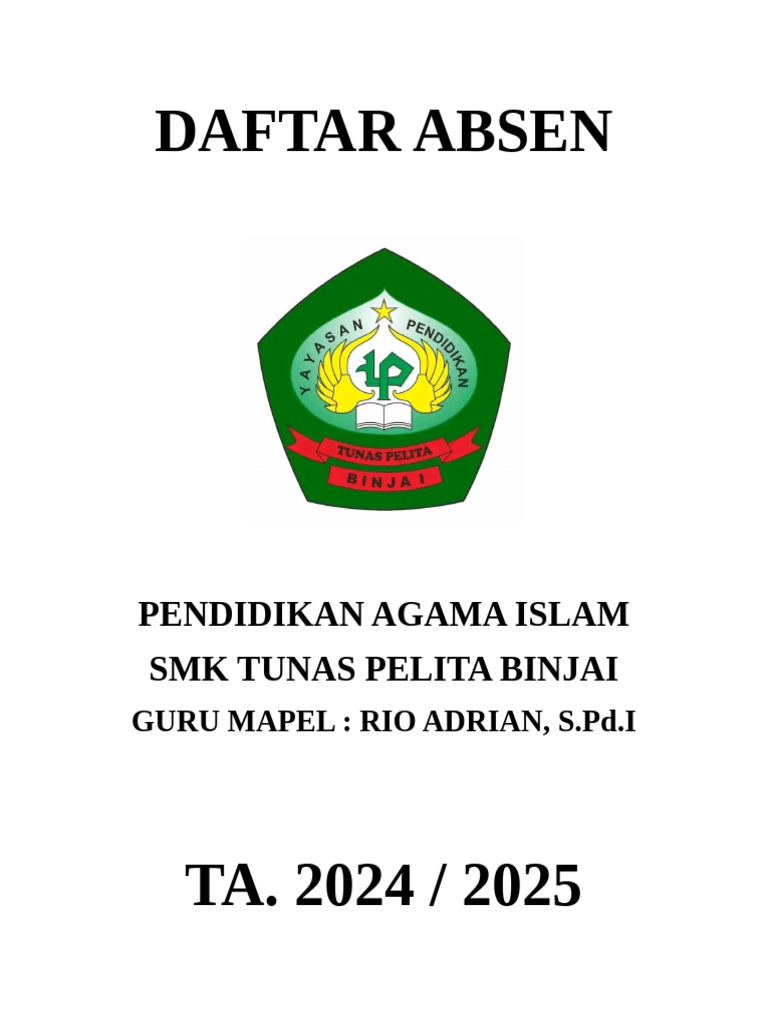 Cover Absen | PDF