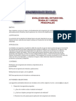 Unidad i Evolucion Del Estudio Del Trabajo y Areas Afines