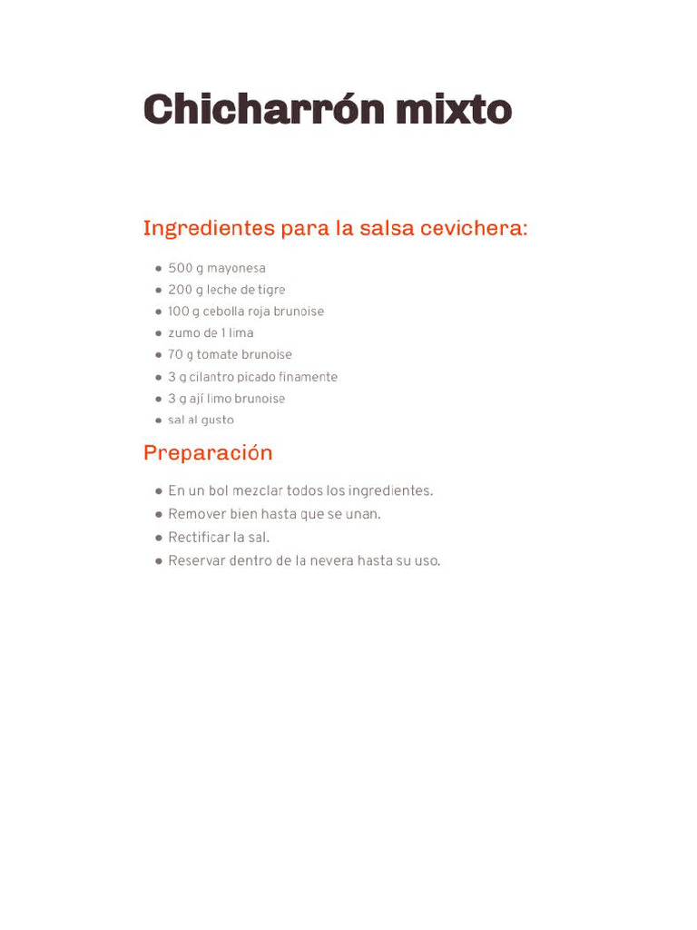Chicharron | PDF