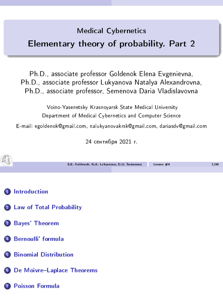 4 | PDF | Poisson Distribution | Teaching Mathematics