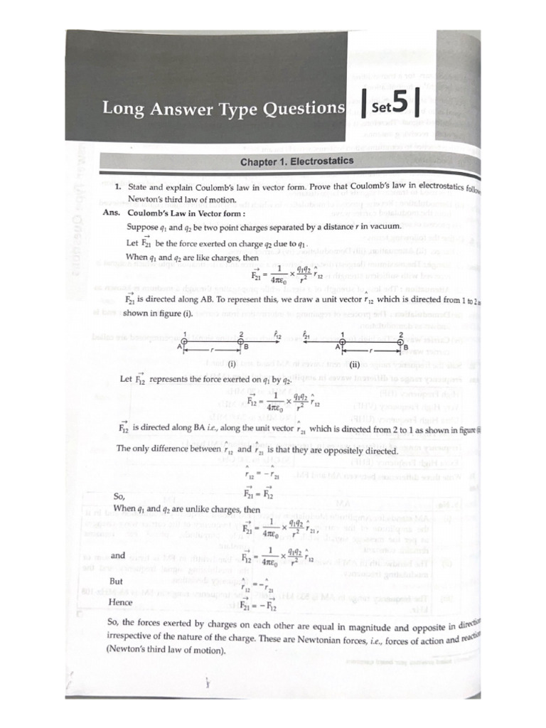 Long Answer Type Questions | PDF