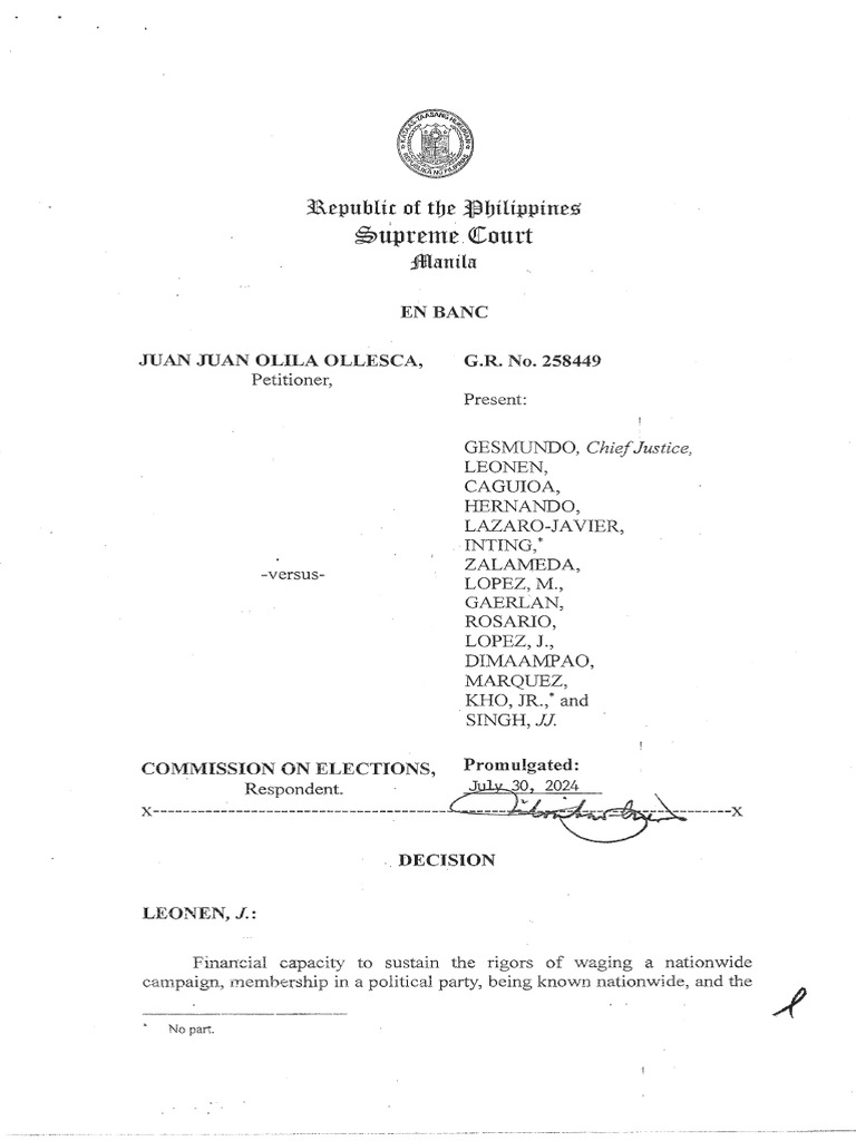 258449 pdf commission on elections philippines government