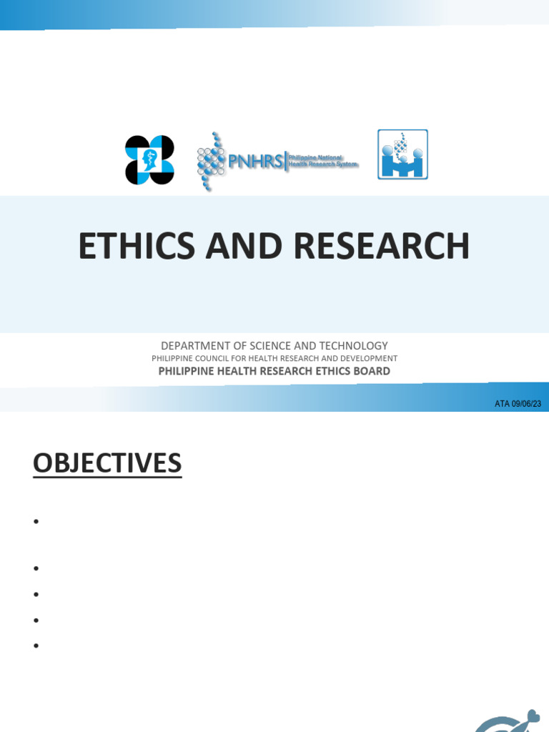 Research Ethics Guidelines Overview | PDF | Institutional Review Board ...