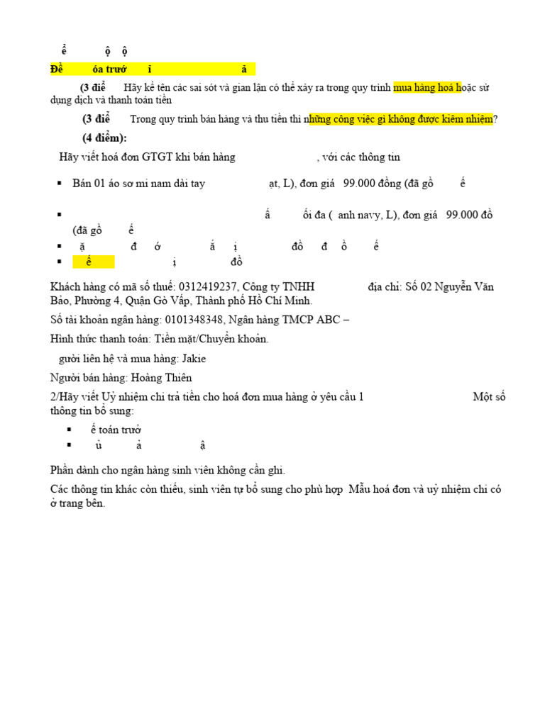De Thi Hoc Ky 2 Nam 2024 | PDF