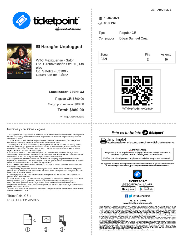 Entradas El Haragán Unplugged 2024 | PDF