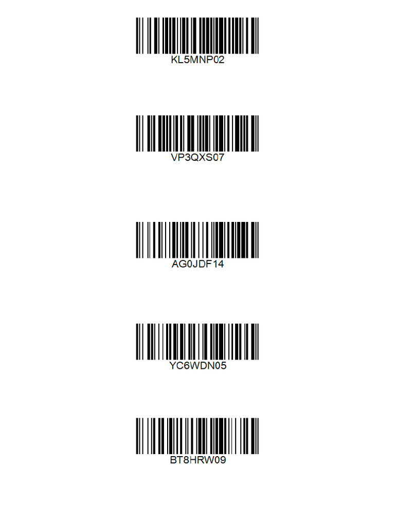Codigos de Barras Programacion | PDF