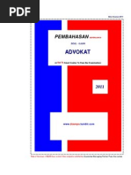 Download Latihan Soal PKPA Dan Pembahasan Ujian Advokat 2011 by Red Borneo SN81776297 doc pdf
