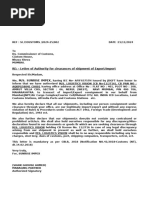 FedEx Customs Clearance Authorization Letter | PDF