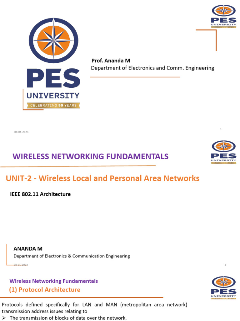 Wireless Networking Protocols Overview | PDF | Ieee 802.11 | Computer ...