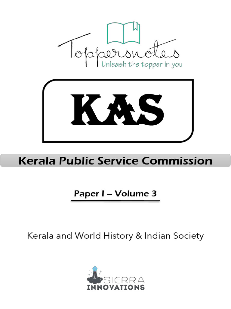 KAS Sample Paper 1 Vol 3. | PDF | Kerala | South India