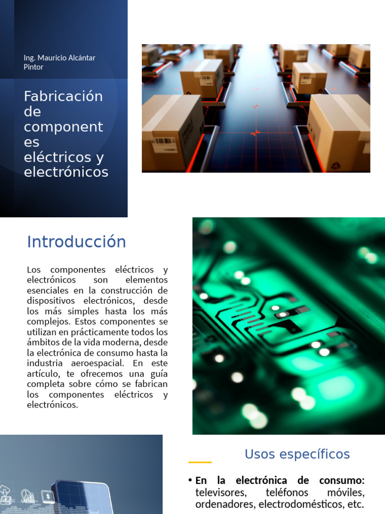 Fabricacin de Componentes Electrnicos | PDF | Componente electrnico ...