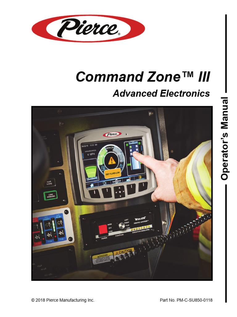Pierce Command Zone III Operator's Manual | PDF | Wi Fi | Password