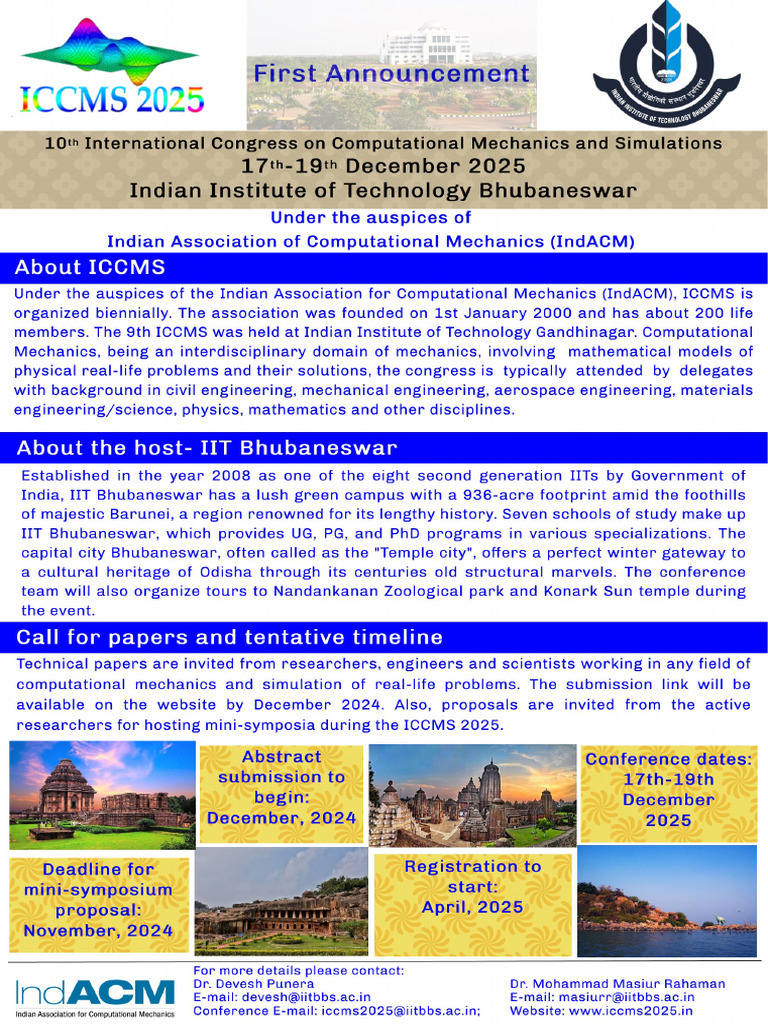ICCMS Announcement2025 | PDF