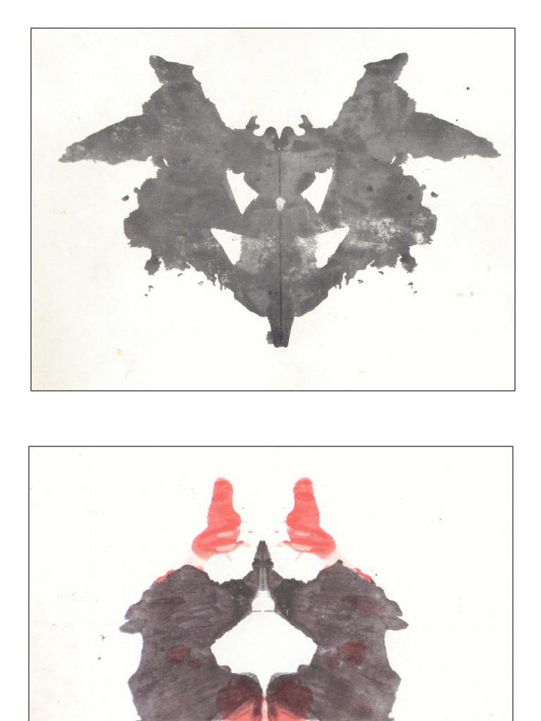 Láminas Del Tes de Rorschach | PDF