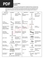 Titration Equipment Checklist | PDF | Titration | Chemistry