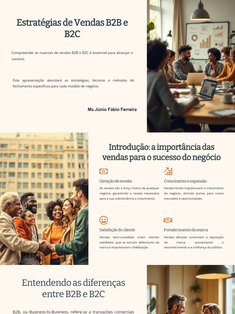 Estratégias de Vendas B2B e B2C Eficazes | PDF | Marketing | Business