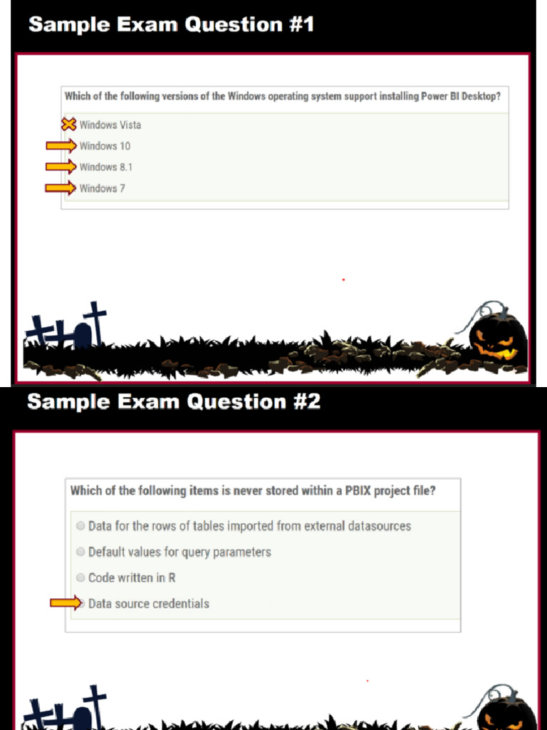 PBI sample questions | PDF