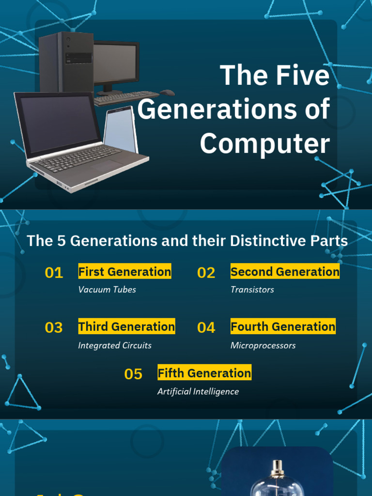Lesson 6 Generations of Computers | PDF | Integrated Circuit | Vacuum Tube