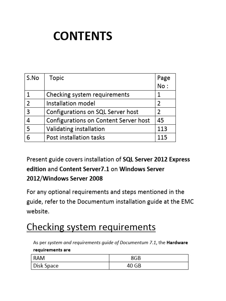 SQLServerCS Intall Document | PDF | Transport Layer Security ...