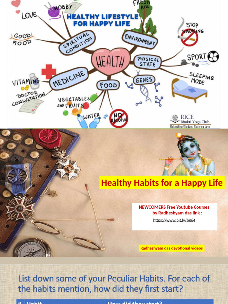 Chicago Usa Healthy Habits For A Happy Life 2024 | PDF | Disciplines ...