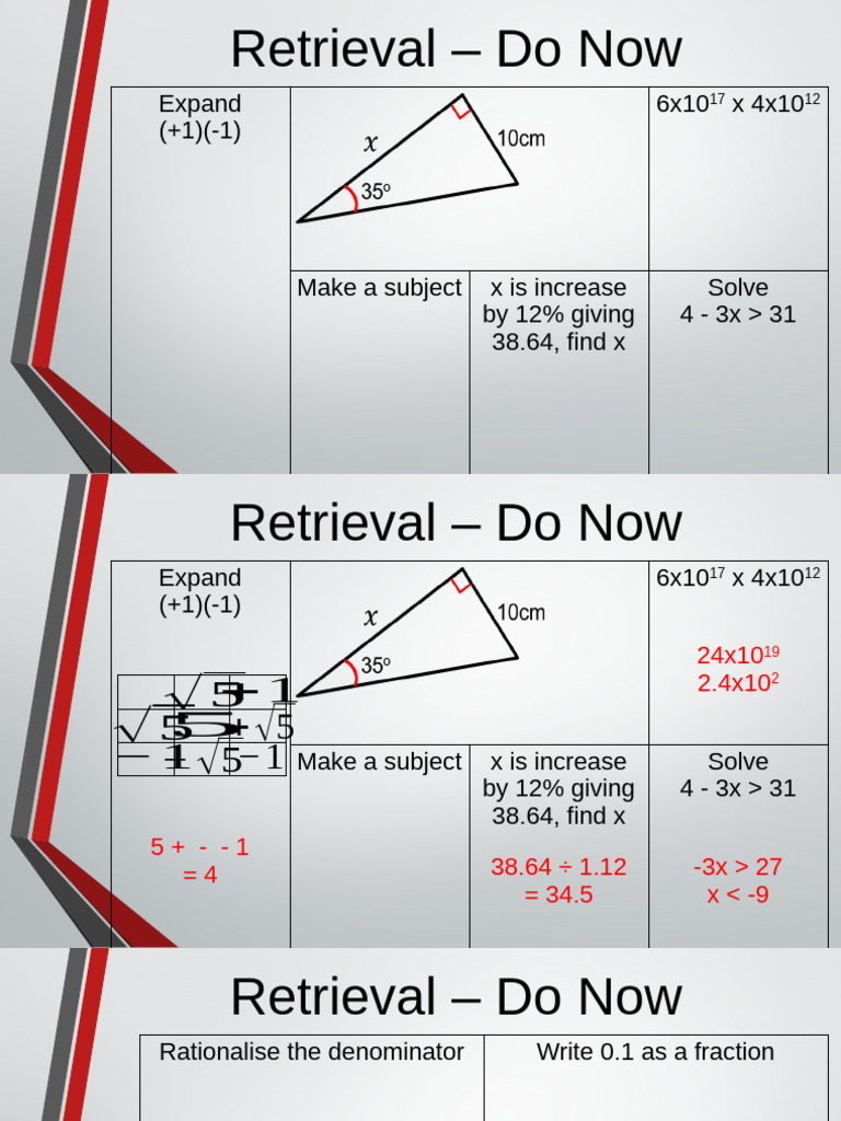 Algebra: Expanding Surds & Rationalizing | PDF