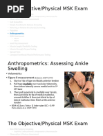 Ankle MMT Grading Techniques | PDF | Foot | Anatomical Terms Of Motion