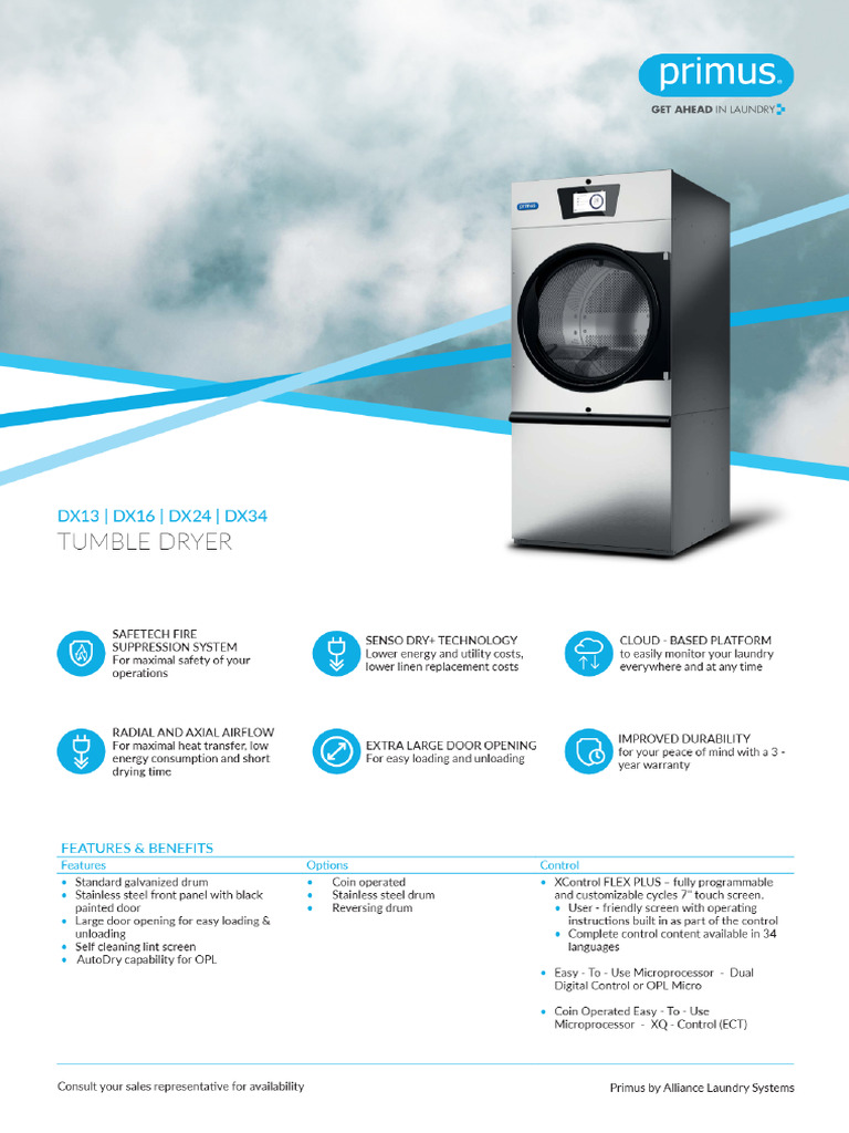 Primus - Dryer - 35 KG | PDF