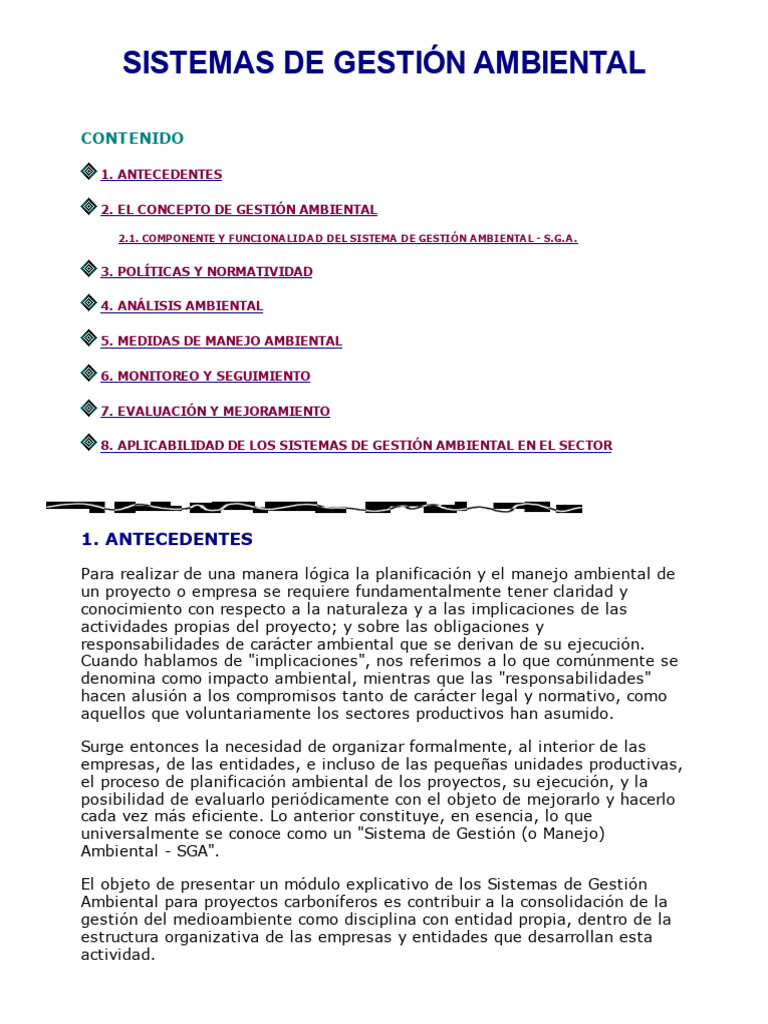 Sistemas de Gestión Ambiental | PDF | Entorno natural | Business