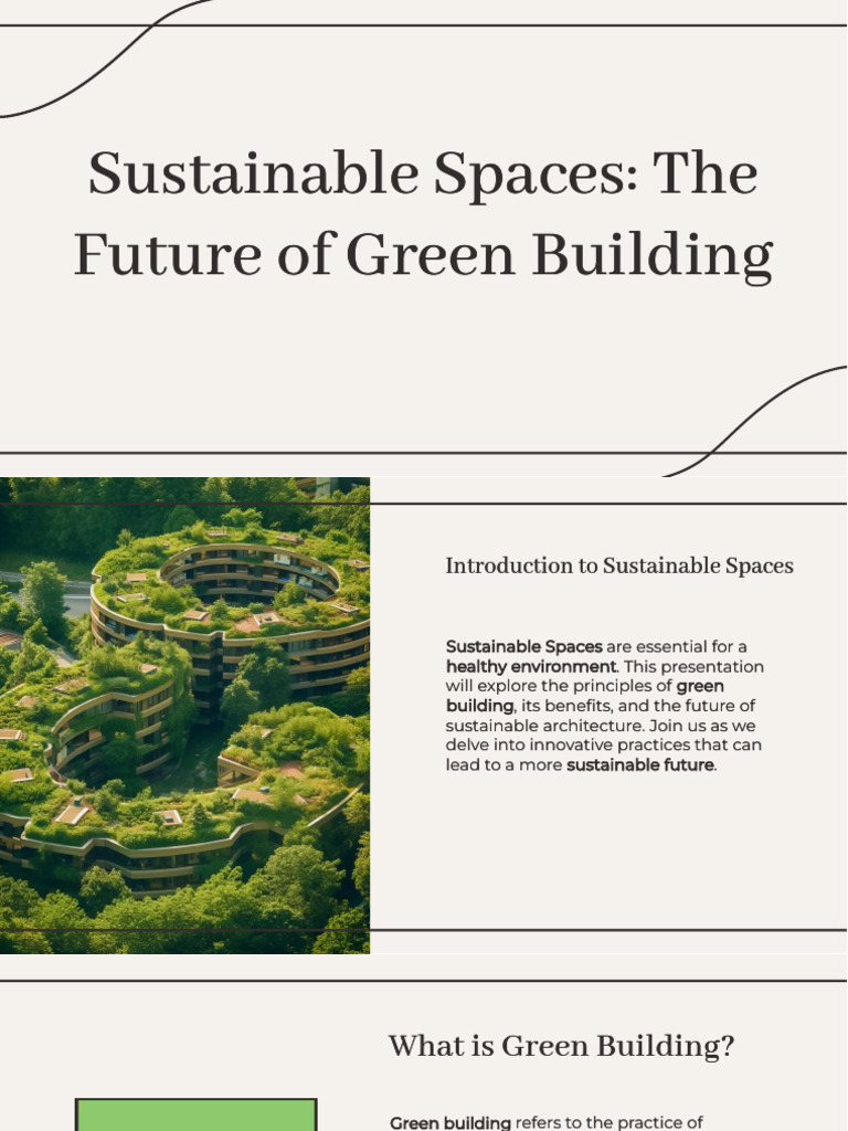 Future of Sustainable Green Building | PDF | Green Building ...