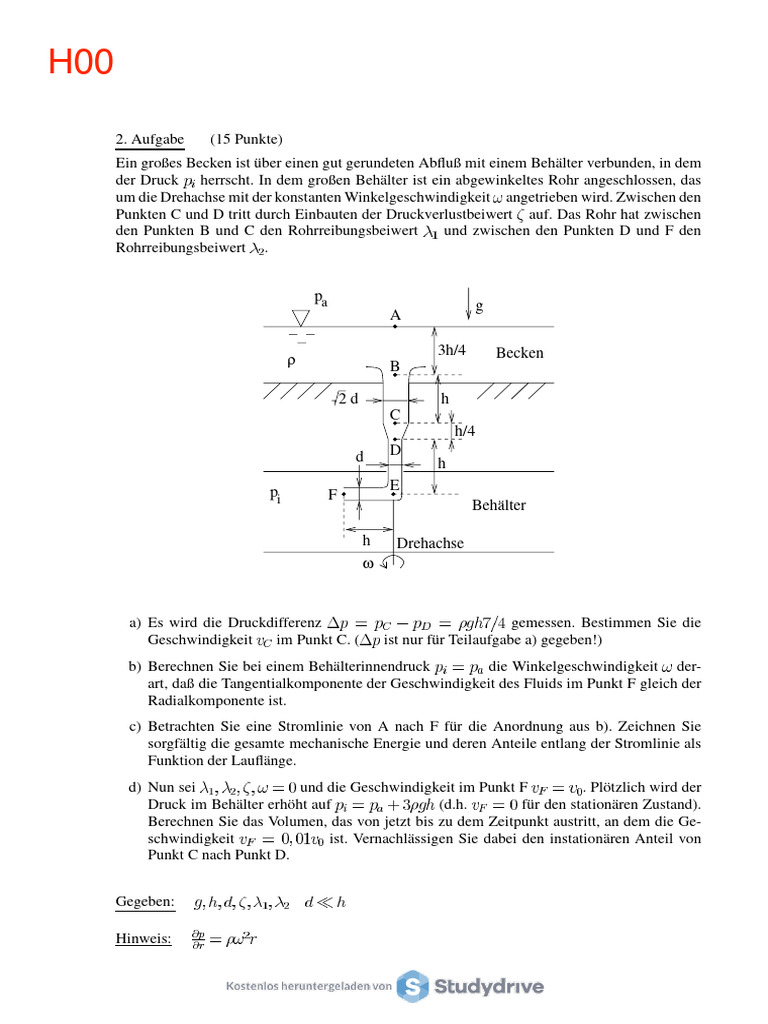 Aufgabe 2 H00 Bis H19 Mit Lösung (Bernoulli) | PDF