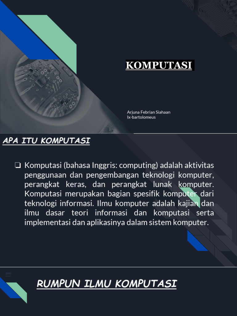 Jenis dan Penerapan Komputasi Modern | PDF
