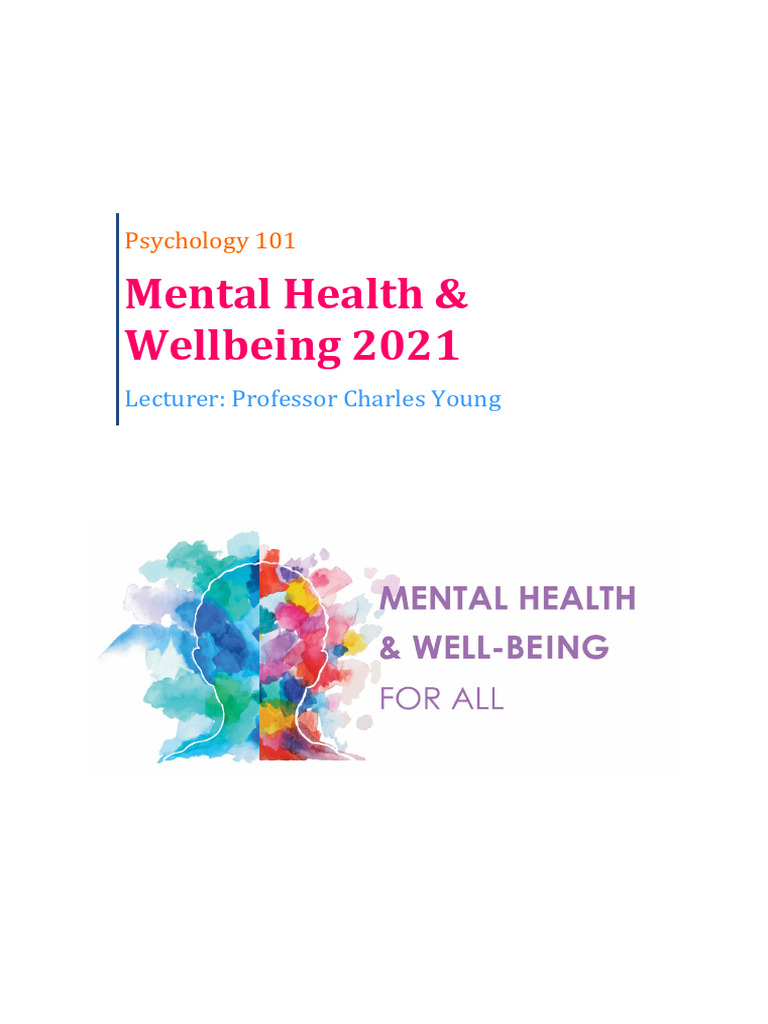 Psychological Health & Wellbeing 2021 | PDF | Psychology | Mental Health