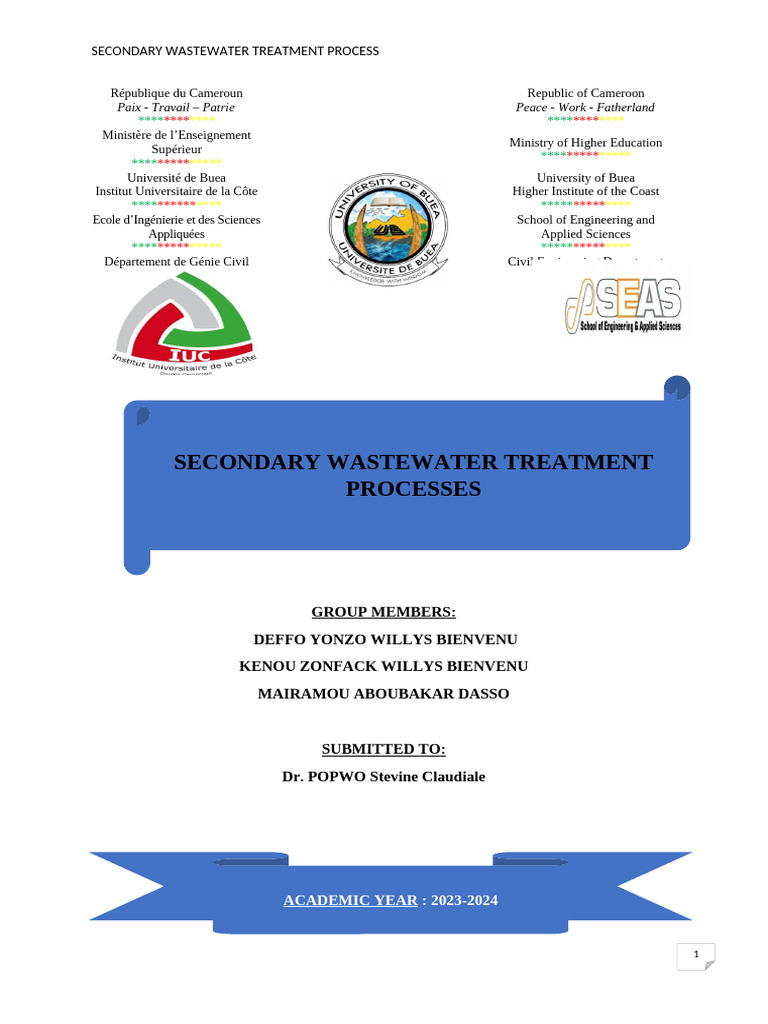 Waste Project 1 Pdf Sewage Treatment Environmental Science