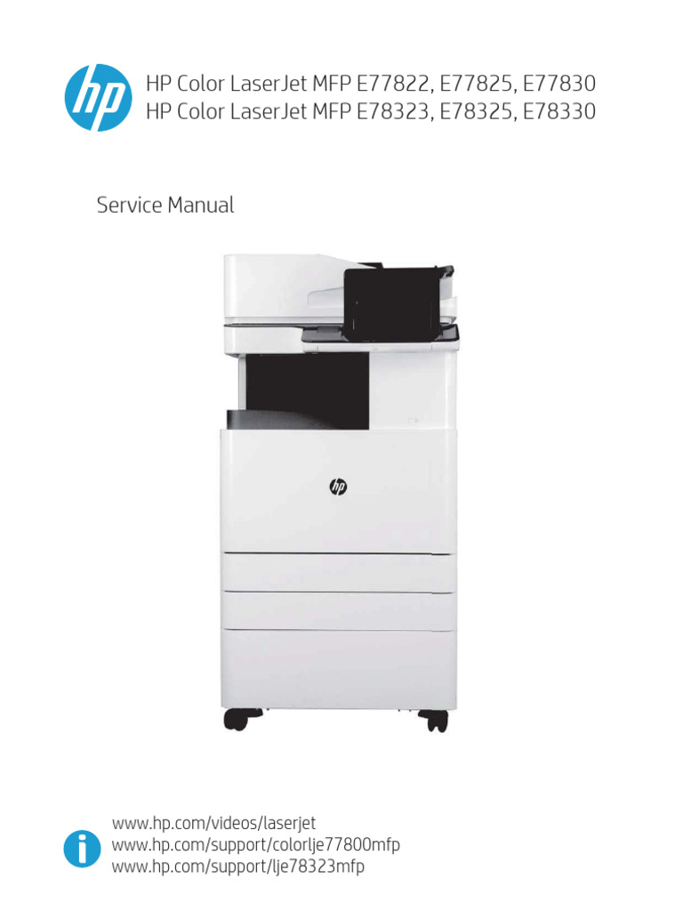 HP Color LaserJet MFP Service Manual | PDF | Image Scanner ...